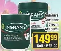 J&E Cash and Carry Ingram's Camphor Cream offer