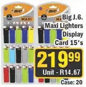 BIC Big J.6 Maxi Lighters
