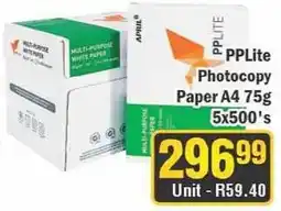 J&E Cash and Carry PPLite Photocopy Paper A4 offer