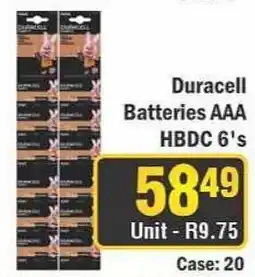 J&E Cash and Carry Duracell Batteries AAA offer