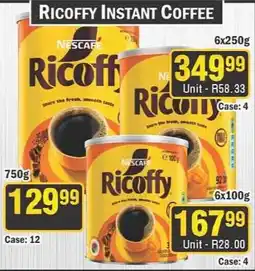 J&E Cash and Carry Nescafe Ricoffy Instant Coffee offer
