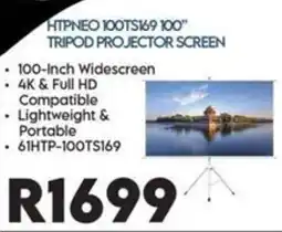 Sounds Great HTPNEO 100TS169 100" TRIPOD PROJECTOR SCREEN offer