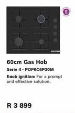 Sounds Great 60cm Gas Hob Serie 4 offer