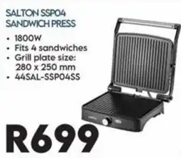 Sounds Great SALTON SSP04 SANDWICH PRESS offer