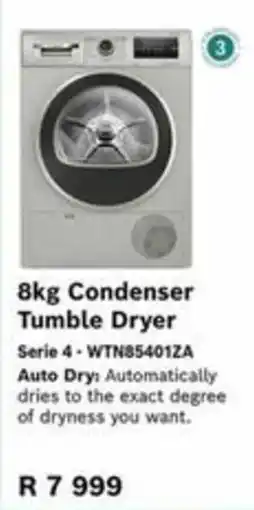 Sounds Great 8kg Condenser Tumble Dryer offer