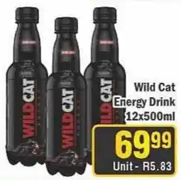 J&E Cash and Carry Wild Cat Energy Drink offer