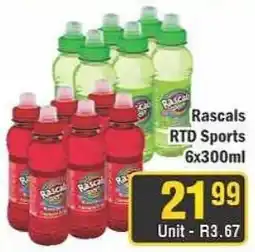 J&E Cash and Carry Rascals RTD Sports offer