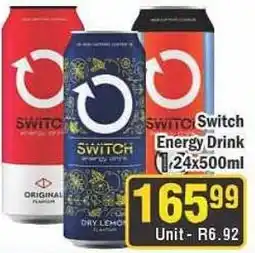 J&E Cash and Carry Switch Energy Drink offer
