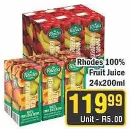 J&E Cash and Carry Rhodes 100% Fruit Juice offer