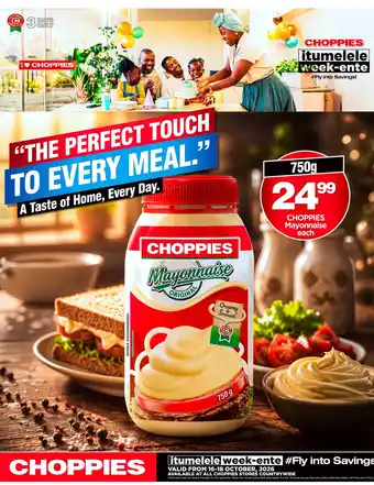 CHOPPIES Mayonnaise