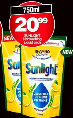 Choppies Sunlight Dishwashing Liquid offer