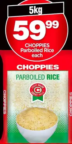 Choppies Choppies Parboiled Rice offer