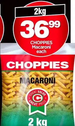 Choppies Choppies Macaroni offer