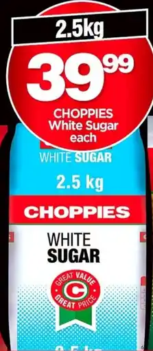 Choppies CHOPPIES White Sugar offer