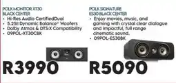 Sounds Great POLK MONITOR XT30 BLACK CENTER offer