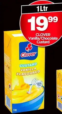 Choppies Clover Custard Vanilla Flavoured offer