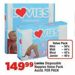 OK MiniMark Lovies Disposable Nappies Value Pack offer