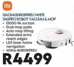 Sounds Great XIAOMI BHR089REU WHITE S40PRO ROBOT VACUUM & MOP offer