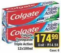 J&E Cash and Carry Colgate Toothpaste Triple Action offer