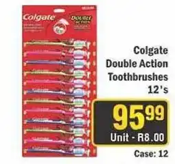 J&E Cash and Carry Colgate Double Action Toothbrushes offer