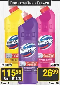 J&E Cash and Carry Domestos Thick Bleach offer