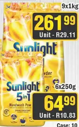 J&E Cash and Carry Sunlight 5in1 Handwash Powder offer