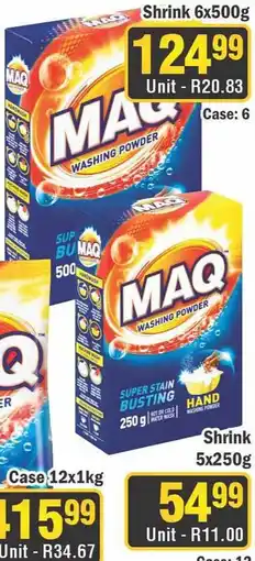 J&E Cash and Carry MAQ WASHING POWDER offer