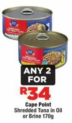 OK MiniMark Cape Point Shredded Tuna in Oil or Brine offer