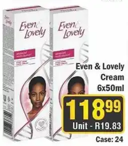 J&E Cash and Carry Even & Lovely Cream offer