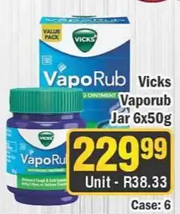 J&E Cash and Carry Vicks VapoRub offer