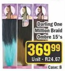 J&E Cash and Carry Darling One Million Braid Ombre 15's offer