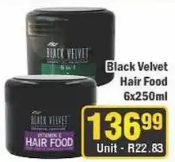 J&E Cash and Carry Black Velvet Hair Food offer