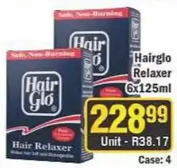 J&E Cash and Carry Hair Glo Hair Relaxer offer