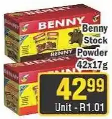 J&E Cash and Carry Benny Stock Powder offer