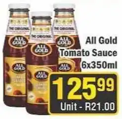 J&E Cash and Carry All Gold Tomato Sauce offer