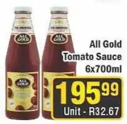 J&E Cash and Carry All Gold Tomato Sauce offer