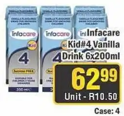 J&E Cash and Carry Infacare Kid#4 Vanilla Drink offer
