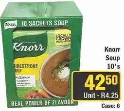 J&E Cash and Carry Knorr Soup 10's offer