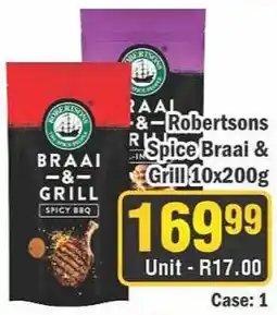 J&E Cash and Carry Robertsons Braai & Grill Spice offer