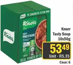 J&E Cash and Carry Knorr Tasty Soup offer