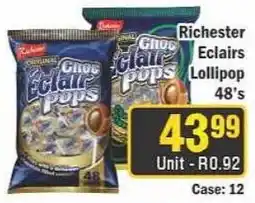 J&E Cash and Carry Richester Eclairs Lollipops offer
