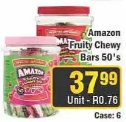 J&E Cash and Carry Amazon Fruity Chewy Bars 50's offer