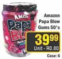 J&E Cash and Carry Amazon Papa Blow Gums 50's offer