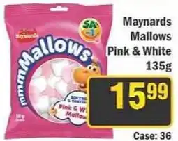 J&E Cash and Carry Maynards Mallows Pink & White offer