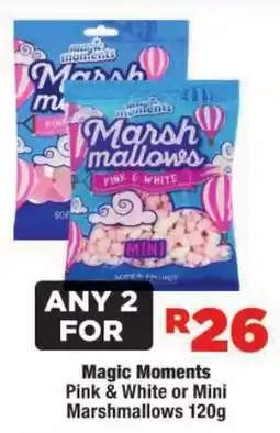 OK MiniMark Magic Moments Marshmallows Pink & White or Mini offer