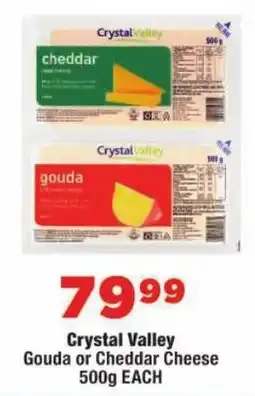 OK MiniMark Crystal Valley Gouda or Cheddar Cheese offer