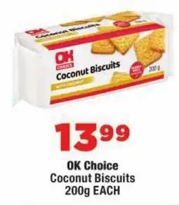 OK MiniMark OK Choice Coconut Biscuits offer