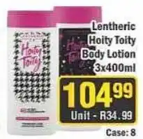 J&E Cash and Carry Lentheric Hoity Toity Body Lotion offer