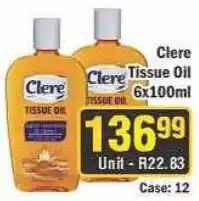 J&E Cash and Carry Clere Tissue Oil offer