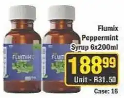J&E Cash and Carry Flumix Peppermint Syrup offer